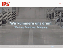 Tablet Screenshot of ips-parking.de